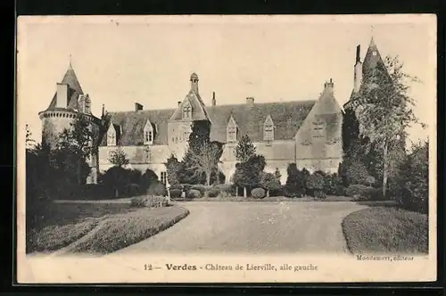 AK Verdes, Chateau de Lierville, aile gauche