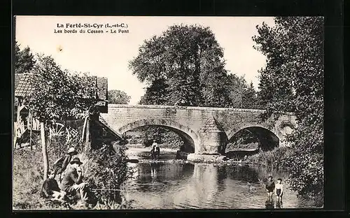 AK La Ferte-St-Cyr, Les bords du Cosson