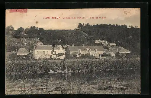 AK Montrieux, Vue sur le Loir