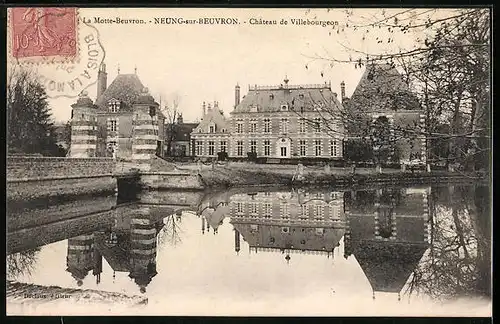 AK Neung-sur-Beuvron, La Motte-Beuvron, Chateau de Villebourgeon