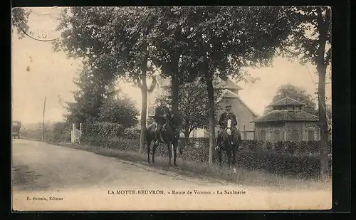 AK La Motte-Beuvron, Route de Vouzon, La Saulnerie