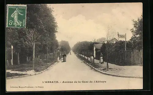AK L`Abbaye, Avenue de la Gare de l`Abbaye