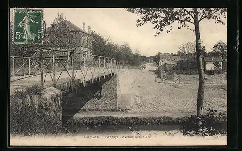 AK Gargan, L`Abbaye, Avenue de la Gare