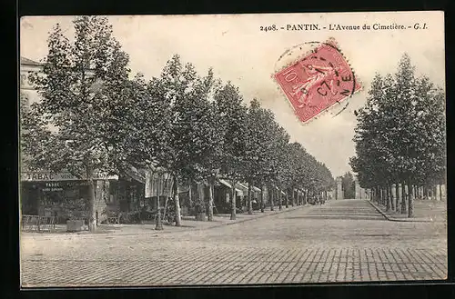 AK Pantin, L`Avenue du Cimetière