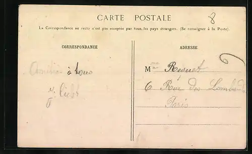 AK Pantin, Une rue, Strassenpartie