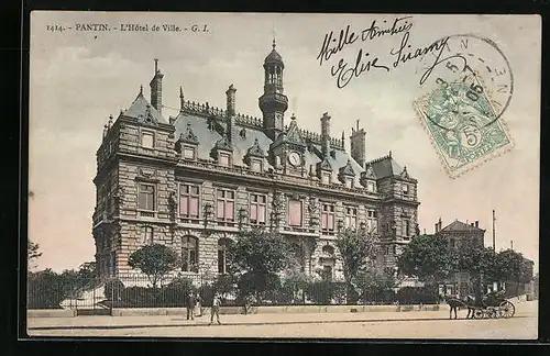 AK Pantin, L`Hôtel de Ville