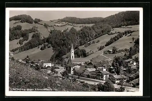 AK Schellenberg, Ortsansicht gegen Köppelschneid