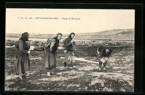 AK Boulogne-sur-Mer, Types de Moulières