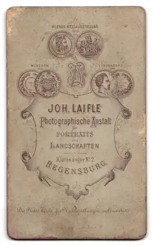 Fotografie Joh. Laifle, Regensburg, Klarenanger 2, Soldat in Uniform