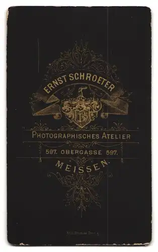 Fotografie Ernst Schroeter, Meissen, Obergasse 597, Junge Dame mit Halskette