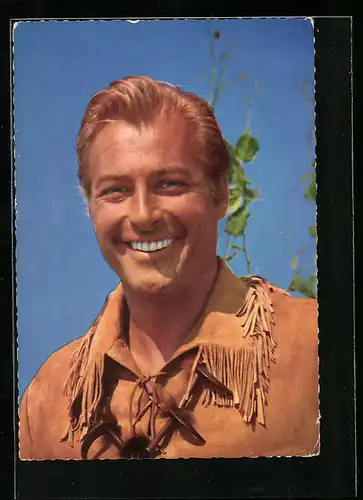 AK Schauspieler Lex Barker in Winnetou