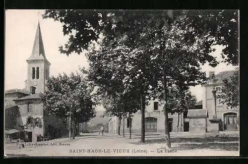 AK Saint-Haon-le-Vieux, La Place