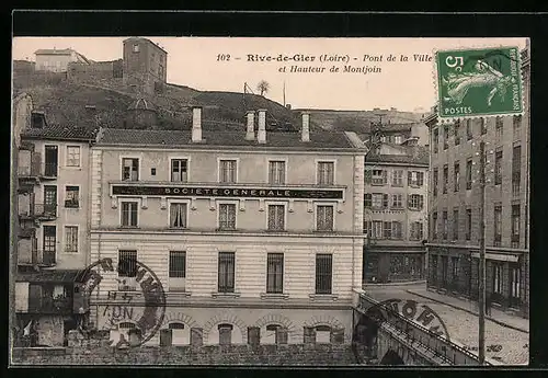 AK Rive-de-Gier, Pont de la Ville et Hauteur de Montjoin