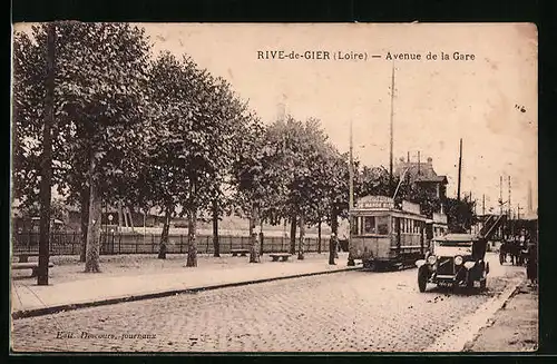 AK Rive-de-Gier, Avenue de la Gare