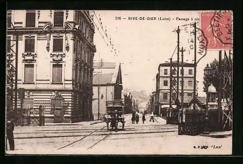 AK Rive-de-Gier, La Rue