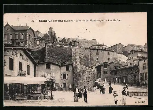 AK Saint-Chamond, Montée de Montdragon, Les Ruines