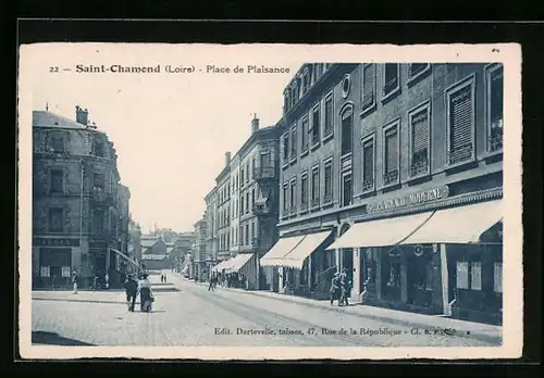 AK Saint-Chamond, Place de Plaisance