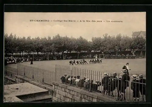 AK Saint-Chamond, Collège Ste-Marie, A la fete des jeux