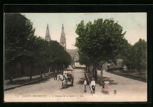 AK Saint-Chamond, Collège Ste-Marie, L`Avenue de la Gare