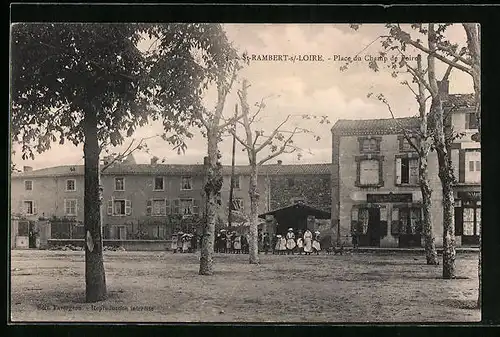 AK St-Rambert, Place du Champ de Foire