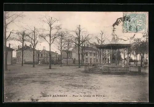 AK St-Rambert, Place du Champ de Foire