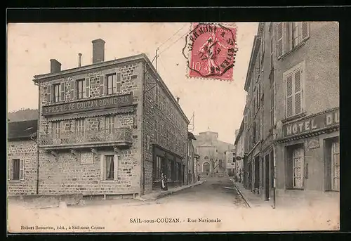 AK Sail-sous-Couzan, Rue Nationale