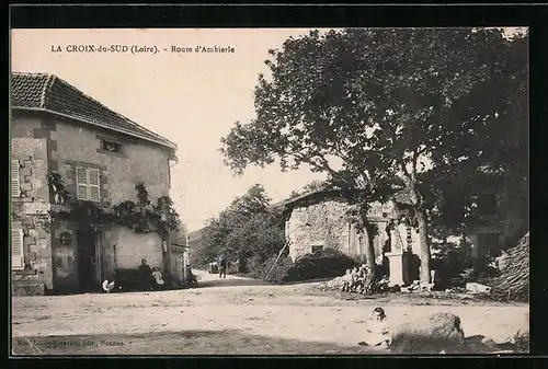 AK La Croix-du-Sud, Route d`Ambierle