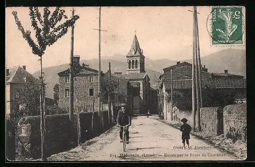 AK Pélussin, Entree par la Route de Chavanay