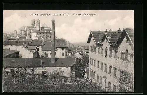 AK Saint-Bonnet-le-Chateau, Vue prise de Montrond