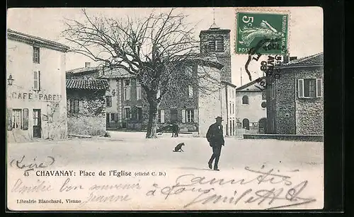 AK Chavanay, Place de l`Eglise