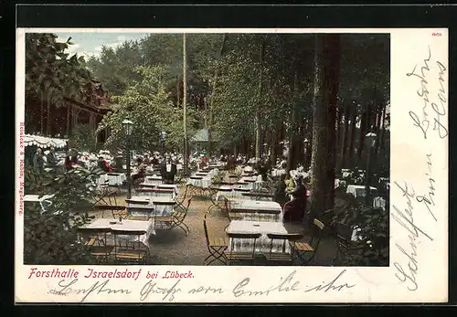 AK Lübeck, Gasthaus Forsthalle Israelsdorf