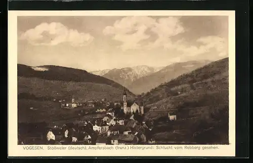 AK Stossweier, Schlucht vom Rehberg gesehen