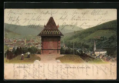 AK Markirch, Prise derrière le chateau d`eau