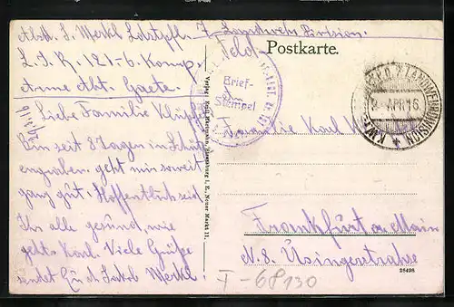 AK Altkirch, Wehranlage gegen Kirche