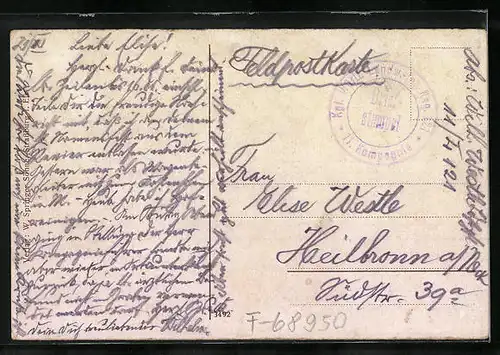 AK Oelenberg, Panorama mit Abtei