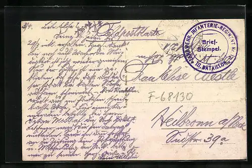 AK Altkirch, Flusspartie gegen Zentrum, Kirche