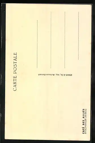 AK Bitschwiller, Kirche aus der Vogelschau