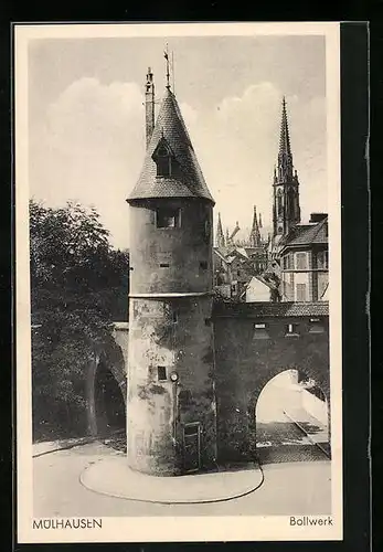 AK Mülhausen, Bollwerk gegen Kirchturm