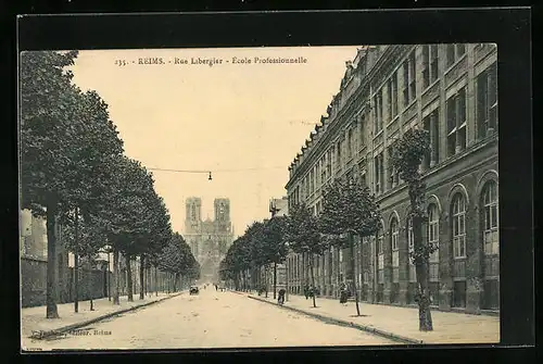 AK Reims, Rue Libergier, École Professionnelle