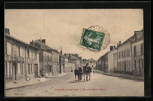 AK Pontfaverger, Rue de Saint-Brice