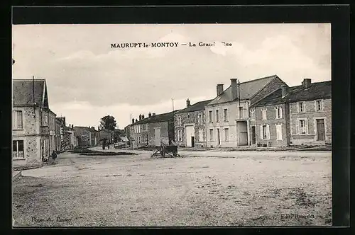 AK Maurupt-le-Montoy, la Grand Rue