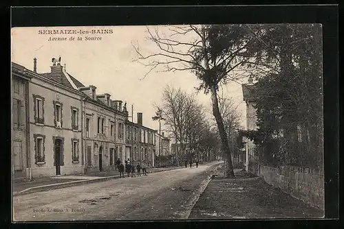 AK Sermaize-les-Bains, Avenue de la Source