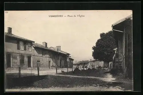 AK Verrières, Place de l'Église