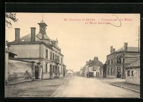 AK Cormontreuil, la Mairie, le Musée historique