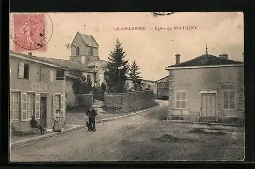 AK La Chaussée, Eglise de Mutigny