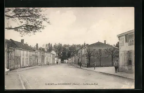 AK St-Remy-en-Bouzemont, La Grande-Rue