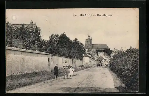 AK Sézanne, Rue Moyenne