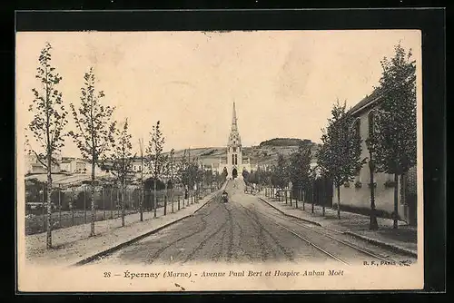 AK Epernay, Avenue Paul Bert et Hospice Auban Moet