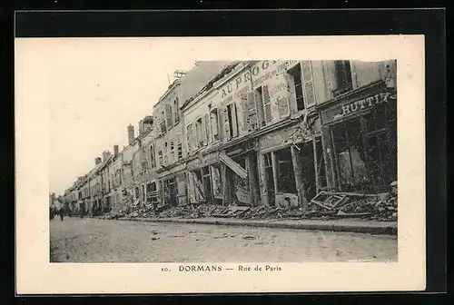 AK Dormans, Rue de Paris