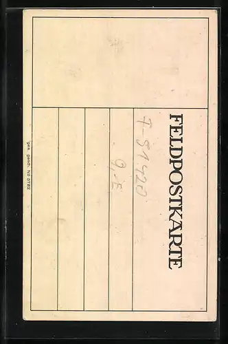 Künstler-AK Berru, Kirche